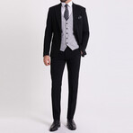 Chase 3-Piece Slim Fit Suit // Black (Euro: 50)
