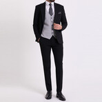 Chase 3-Piece Slim Fit Suit // Black (Euro: 58)