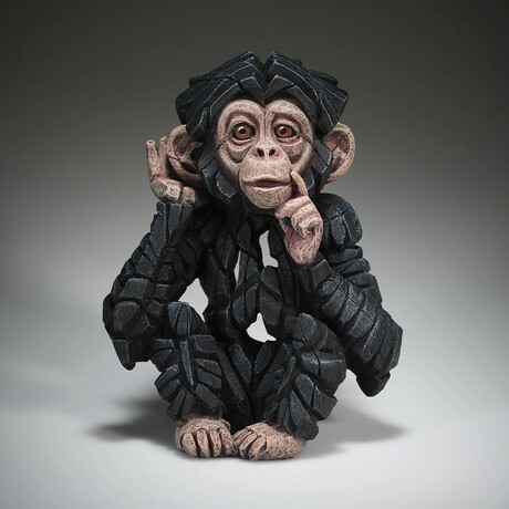 Hear No Evil Baby Chimpanzee Figurine