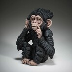 Hear No Evil Baby Chimpanzee Figurine