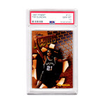 Tim Duncan // San Antonio Spurs // 1997 Topps Finest Basketball #101 RC Rookie Card - PSA 10 GEM MINT (New Label)