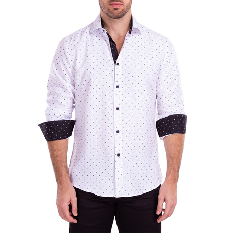 When In Rome Long Sleeve Button Up // White (XS)