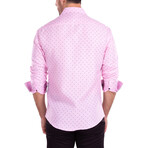 When In Rome Long Sleeve Button Up // Pink (M)