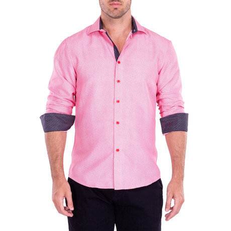 Sicily Long Sleeve Button Up // Pink (XS)