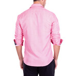 Sicily Long Sleeve Button Up // Pink (2XL)