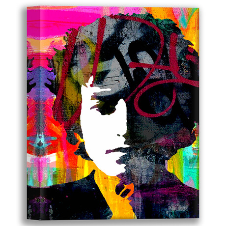 Bob Dylan (18"H x 15"W x 2"D)