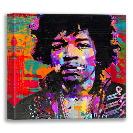 Acid Hendrix (15"H x 15"W x 2"D)