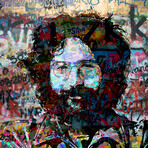 Jerry Garcia // Heavy Graffiti (15"H x 15"W x 2"D)