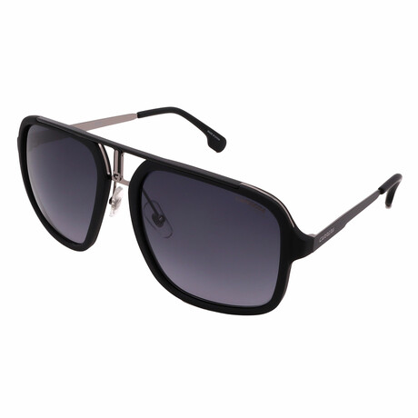 Carrera // Men's 1004/S T17 Aviator Sunglasses // Matte Black + Gray ...