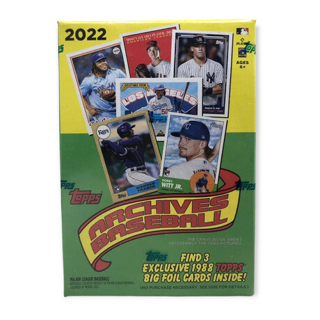 2022 Topps Archives Baseball Blaster Box // Sealed Box Of Cards
