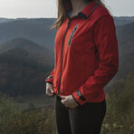 Women's Heated Softshell Jacket // Red (Small)