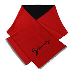 Givenchy // Wool Winter Scarf // Red