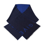 Givenchy // Wool Winter Scarf // Blue