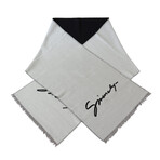 Givenchy // Wool Winter Scarf // Black + White