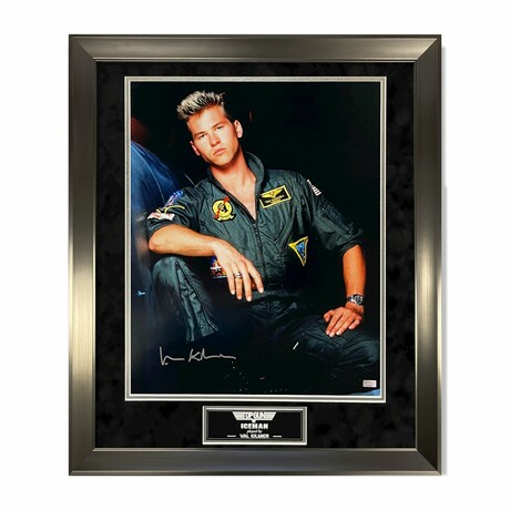 Val Kilmer // Top Gun // Autographed Photograph + Framed