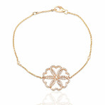 Poiray // 18K Rose Gold Brown Diamond Bracelet // 7" // Pre-Owned
