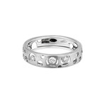 18K White Gold Diamond Ring // Ring Size: 7.5 // Store Display