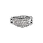 18K White Gold Diamond Ring // Ring Size: 6.5 // Store Display
