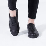 Dangelo Leather Sneakers // Black Patent Leather (Euro: 45)