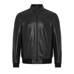 Allen Leather Jacket // Black (S)