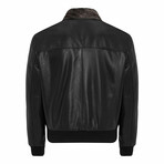 Luis Leather Jacket // Black (XL)