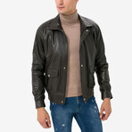 Owen Leather Jacket // Brown (S)