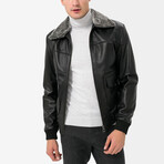 Luis Leather Jacket // Black (XL)