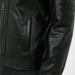Henry Leather Jacket // Black (S)
