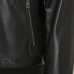 Andrew Leather Jacket // Black (S)