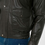 Carter Leather Jacket // Brown (S)