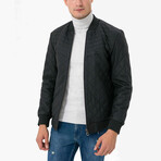 Gabriel Leather Jacket // Navy (S)