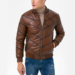 Marcus Leather Jacket // Brown (S)