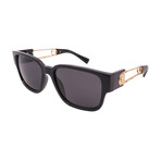 Versace // Men's VE4412-GB187 Square Non-Polarized Sunglasses // Black + Dark Gray