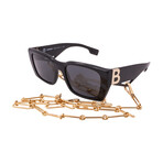 Burberry // Women's BE4336-392887 Square Sunglasses // Black