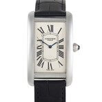 Cartier Tank Amricaine Platinum Manual Wind // 1734B // Pre-Owned