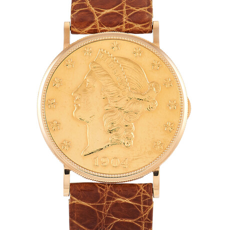 Piaget 18K Yellow Gold Coin Manual Wind // 6419903 // Pre-Owned