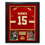 Patrick Mahomes // Kansas City Chiefs // Autographed Jersey + Framed