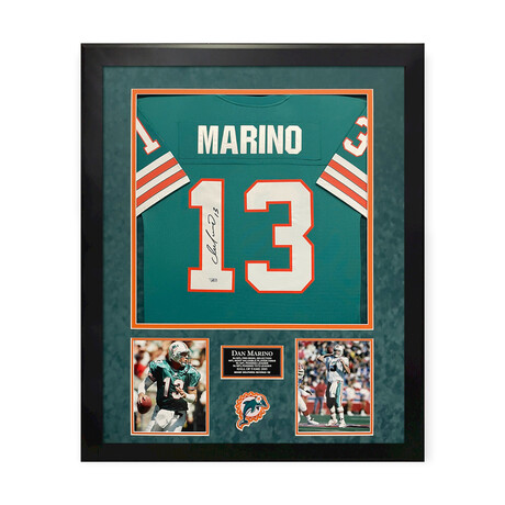 Dan Marino // Miami Dolphins // Autographed Jersey + Framed