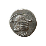 Ancient Persian Silver Coin // Parthia, 57-38 BC