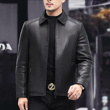 Lloyd Leather Jacket // Black (M)