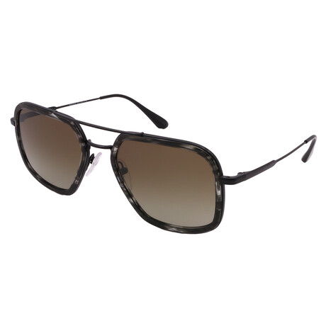 Prada // Men's Square PR57XS 05A1X1 Non-Polarized Sunglasses ...