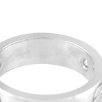 Cartier // LOVE 18K White Gold 3 Diamond Ring // Ring Size: 5.25 // Estate