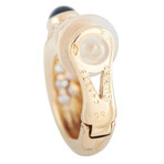 Cartier // Mimi 18K Yellow Gold Diamond + Sapphire Clip-On Earrings // Estate