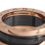 Bulgari // B.Zero1 18K Rose Gold Ceramic Band Ring // Ring Size: 5 // Estate