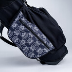 Pins & Aces Everyday Carry Golf Stand Bag // Black + Skulls