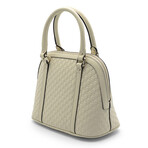 Gucci Guccissima White Leather + Micro Convertible Purse // 449654-9522 // Store Display