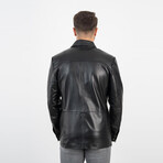 Finn Genuine Leather Jacket // Black (3XL)