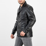 Finn Genuine Leather Jacket // Black (4XL)