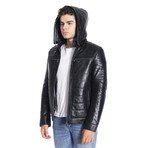 Fern Genuine Leather Jacket // Black (M)