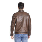 Elm Genuine Leather Jacket // Camel (3XL)